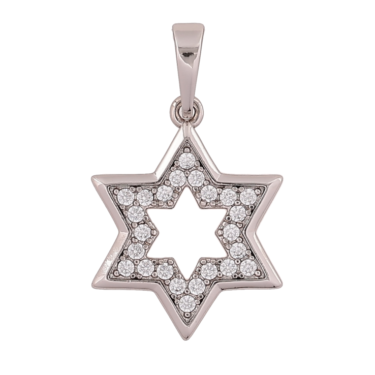 Кулон Xuping Родій «Зірочка з кристалами» для ланцюжка до 6мм фото №9