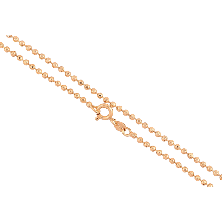 Ланцюжок Xuping Позолота 18K «Плетіння Перлина» довжина 45см х 2мм фото №16