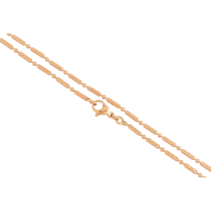 Ланцюжок Xuping Позолота 18K «Плетіння Перлина з візерунком» довжина 44см х 2мм фото №7