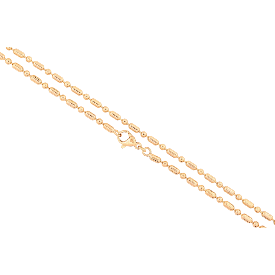 Цепочка Xuping Позолота 18K Плетение Перлина длинна 45см х 2.5мм фото №1