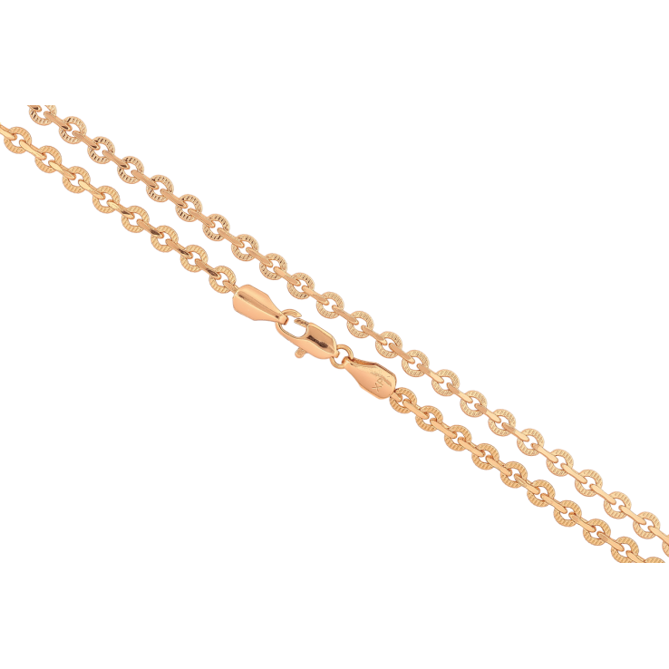 Ланцюжок Xuping Позолота 18K «Плетіння Фантазійне» довжина 45см х 5мм фото №15
