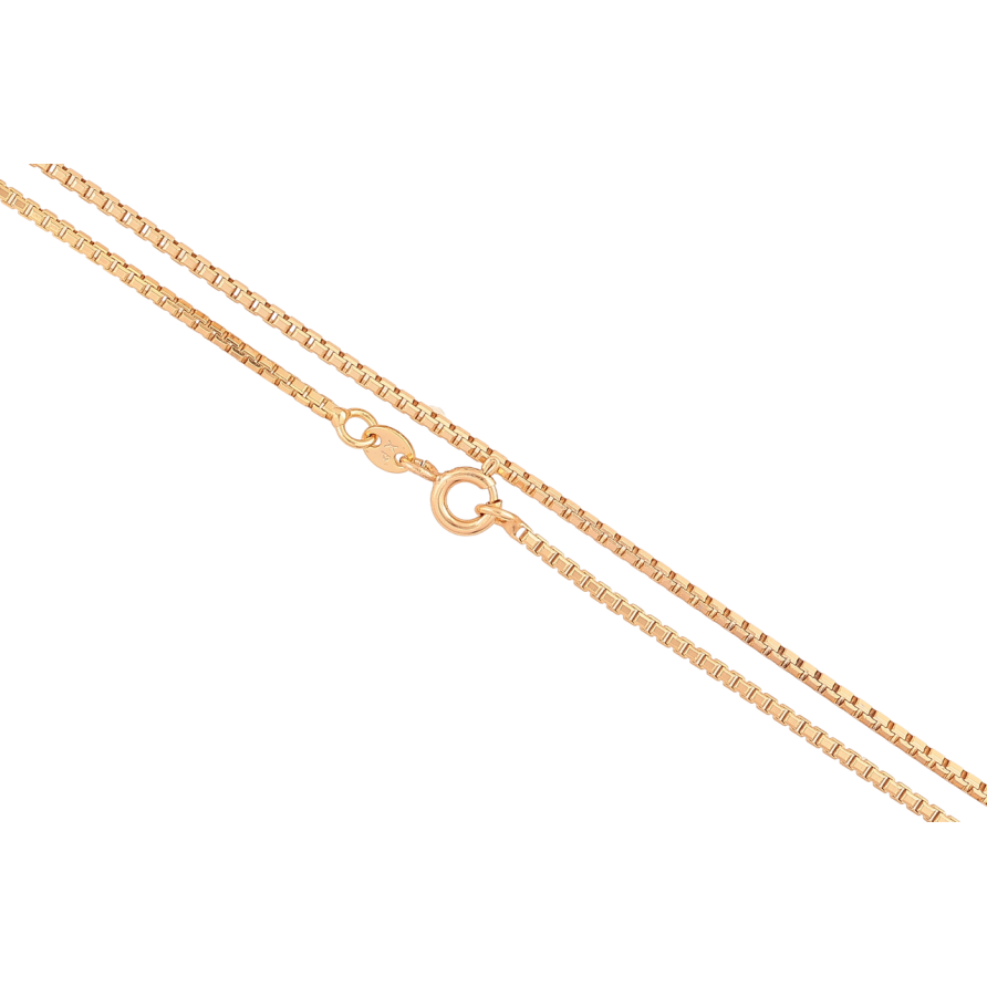 Цепочка Xuping Позолота 18K Плетение Венецианское длинна 45см х 1.5мм фото №1