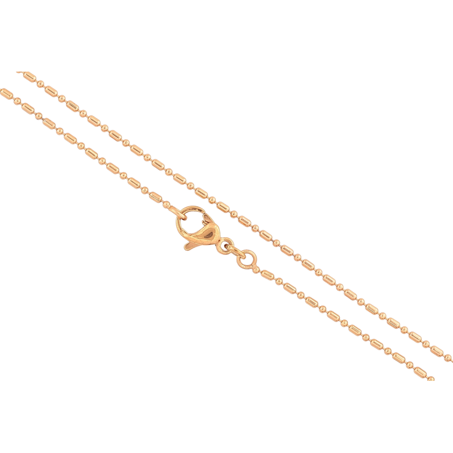 Ланцюжок Xuping Позолота 18K «Плетіння Перлина» довжина 44см х 1мм фото №1