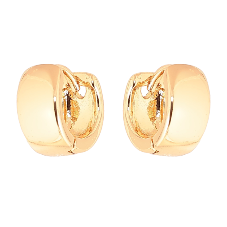 Серьги Xuping Позолота 18K колечки Классика, шир. 5мм ø 10мм фото №20