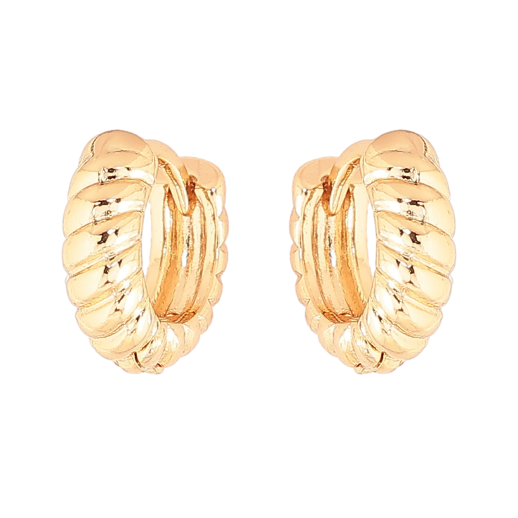 Сережки Xuping Позолота 18K колечка «Декоративний візерунок» фото №25 Сережки Xuping Позолота 18K колечка «Декоративний візерунок» фото №25