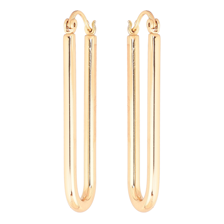 Серьги Xuping Позолота 18K замок-булавка Декоративные фото №1