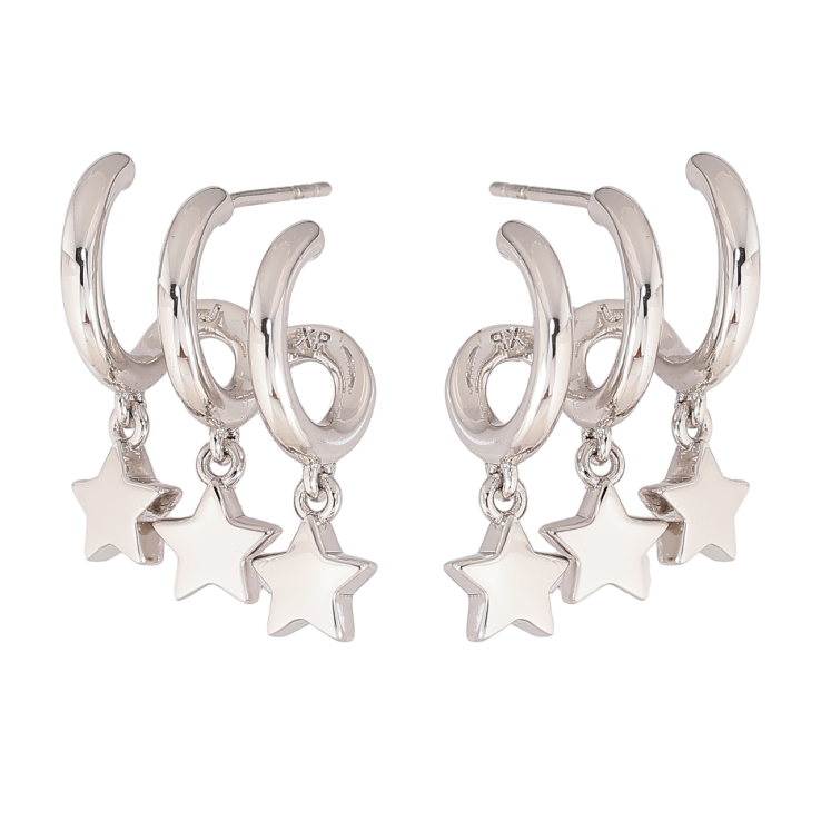 Сережки Xuping Родій пусети «Зоряні підвіски» фото №15