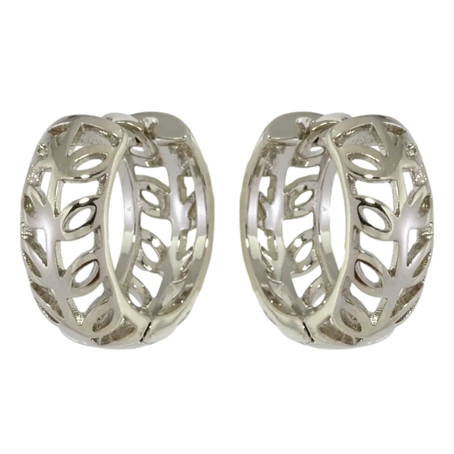 Сережки Xuping Родій колечки Різьблений візерунок гілочки фото №1