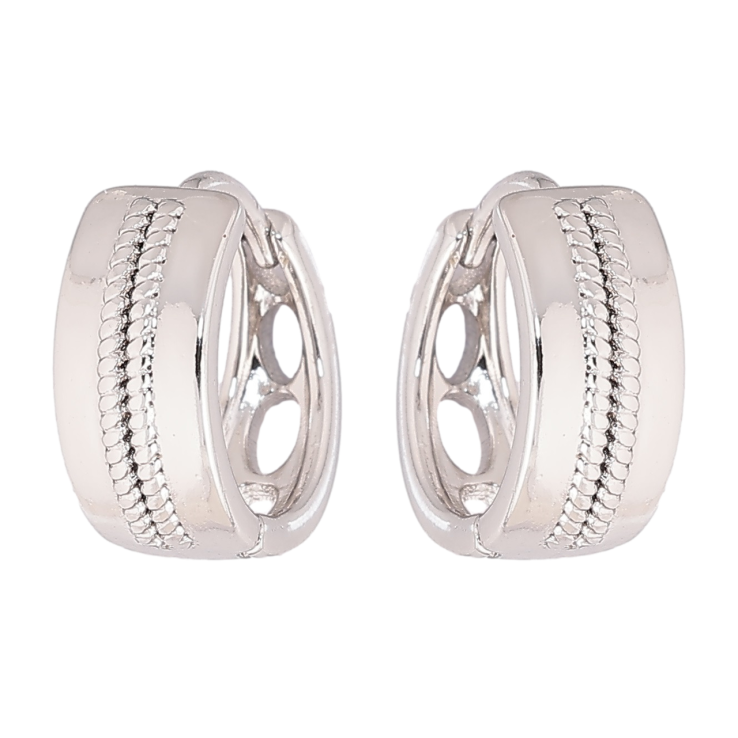 Сережки Xuping Родій колечка «Декоративний візерунок» фото №4