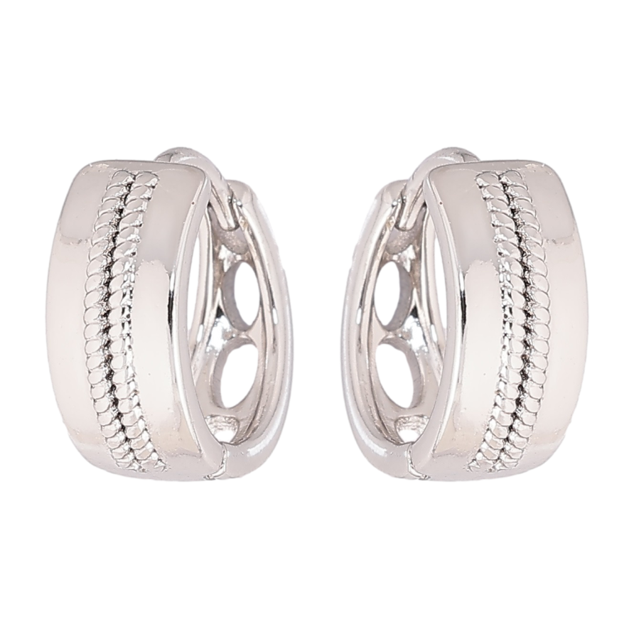 Сережки Xuping Родій колечка «Декоративний візерунок» фото №1