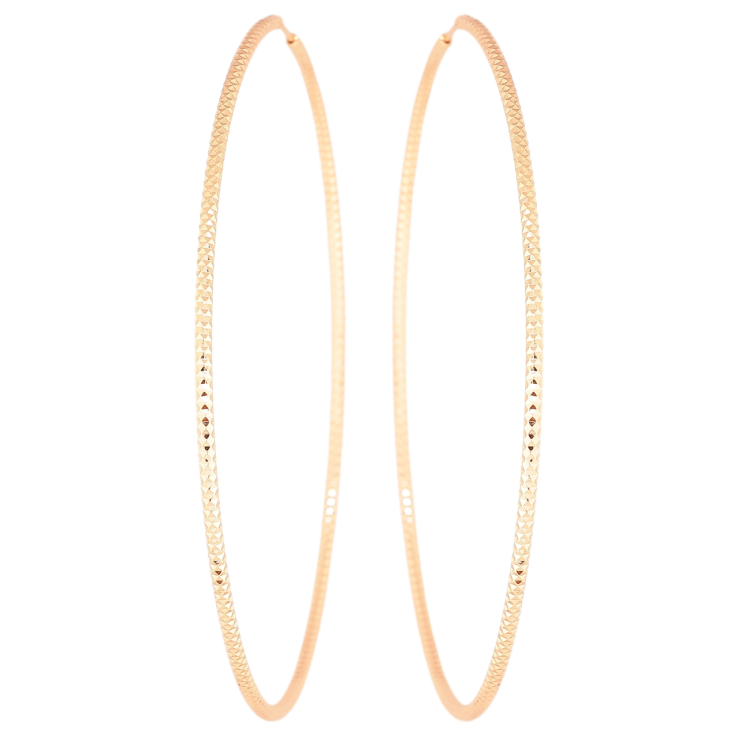 Серьги Xuping M&L Цвет 18K кольца (конго) Декоративный узор ø 9.3см фото №21