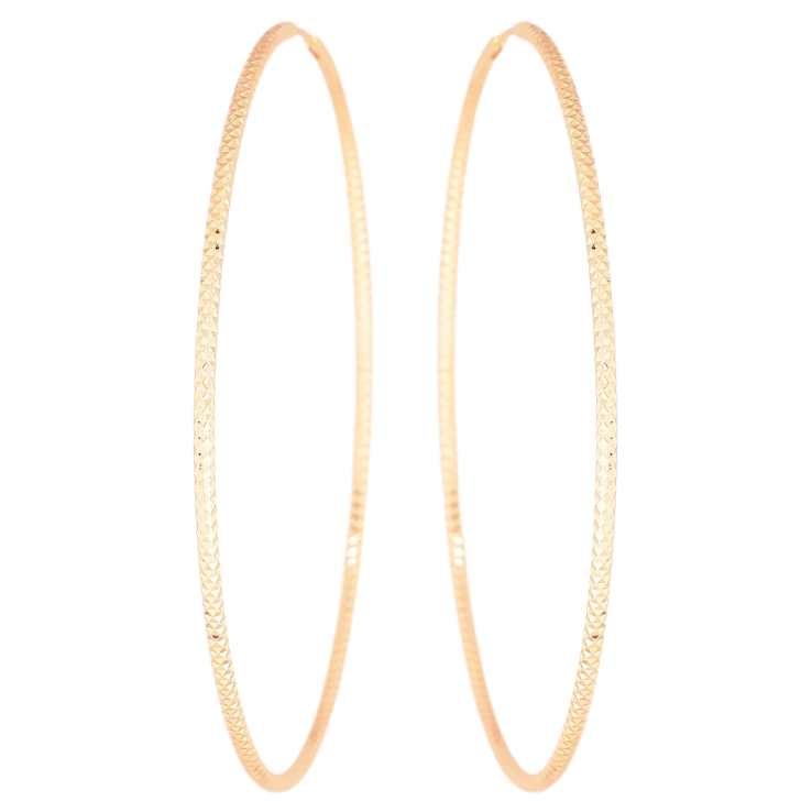 Серьги Xuping M&L Цвет 18K кольца (конго) Декоративный узор ø 8.7см фото №25