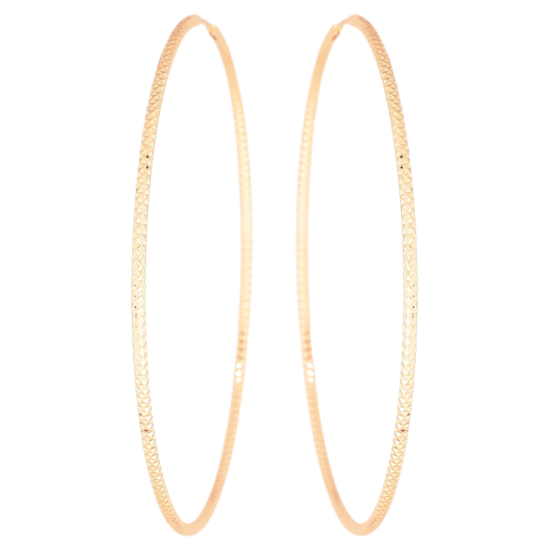 Серьги Xuping M&L Цвет 18K кольца (конго) Декоративный узор ø 8.7см фото №9