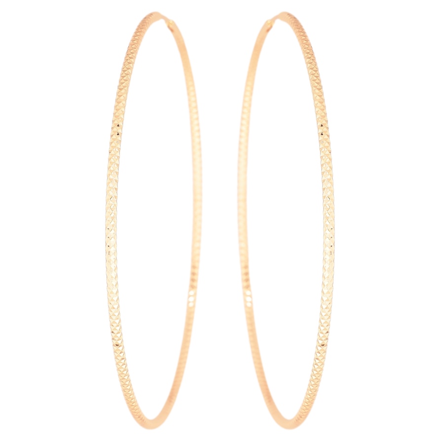 Серьги Xuping M&L Цвет 18K кольца (конго) Декоративный узор ø 8.7см фото №1