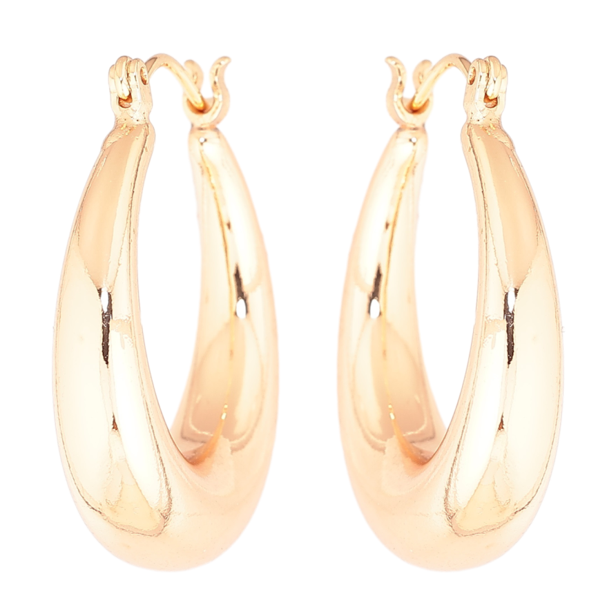 Сережки Xuping M&L Колір 18K замок-шпилька «Об'ємні» ø 2.8см фото №1