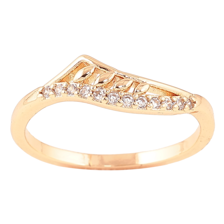 Каблучка Xuping M&L Колір 18К «Візерунок з кристалами» фото №14