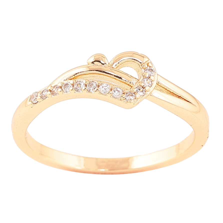 Кольцо Xuping M&L Цвет 18К Узор с кристаллами фото №1