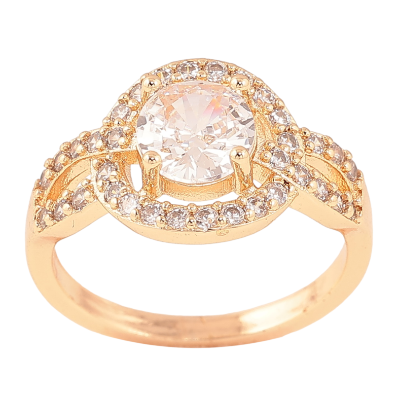 Кольцо Xuping M&L Цвет 18К Инкрустация кристаллами фото №1