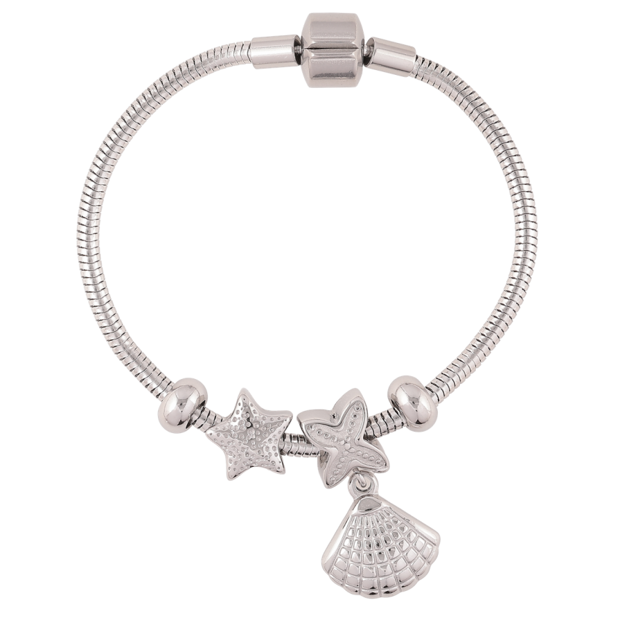 Браслет Xuping ТТМ Stainless Steel колір Родій «У стилі «Pandora» шнур з намистинами» довжина 18см х 3мм фото №1 Браслет Xuping ТТМ Stainless Steel колір Родій «У стилі «Pandora» шнур з намистинами» довжина 18см х 3мм фото №1