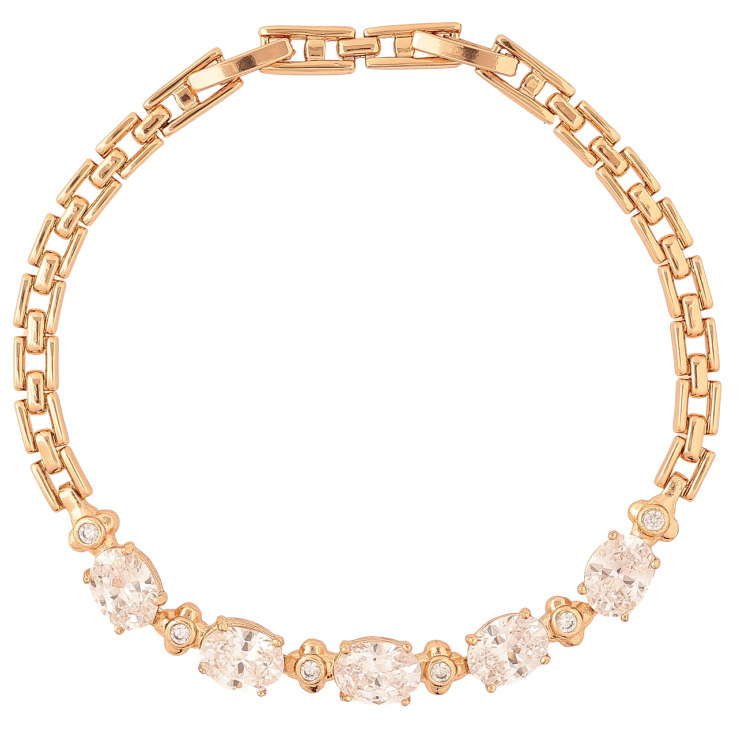 Браслет Xuping Позолота 18K «Вставка з кристалів» розмір з доп.замком 17,19.5см х 4мм фото №19