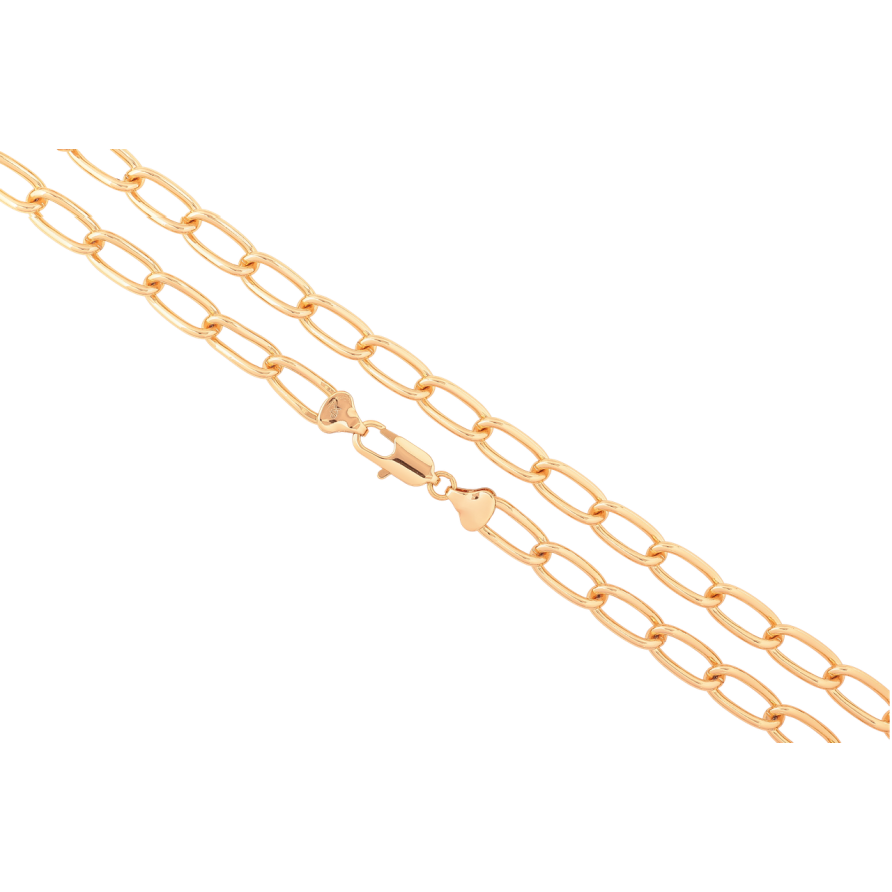 Ланцюжок Xuping Позолота 18K «Плетіння Панцирне» довжина 60см х 7мм фото №1