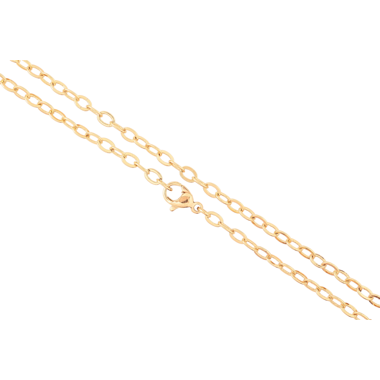 Цепочка Xuping Позолота 18K Плетение Якорное длинна 50см х 2.5мм фото №2