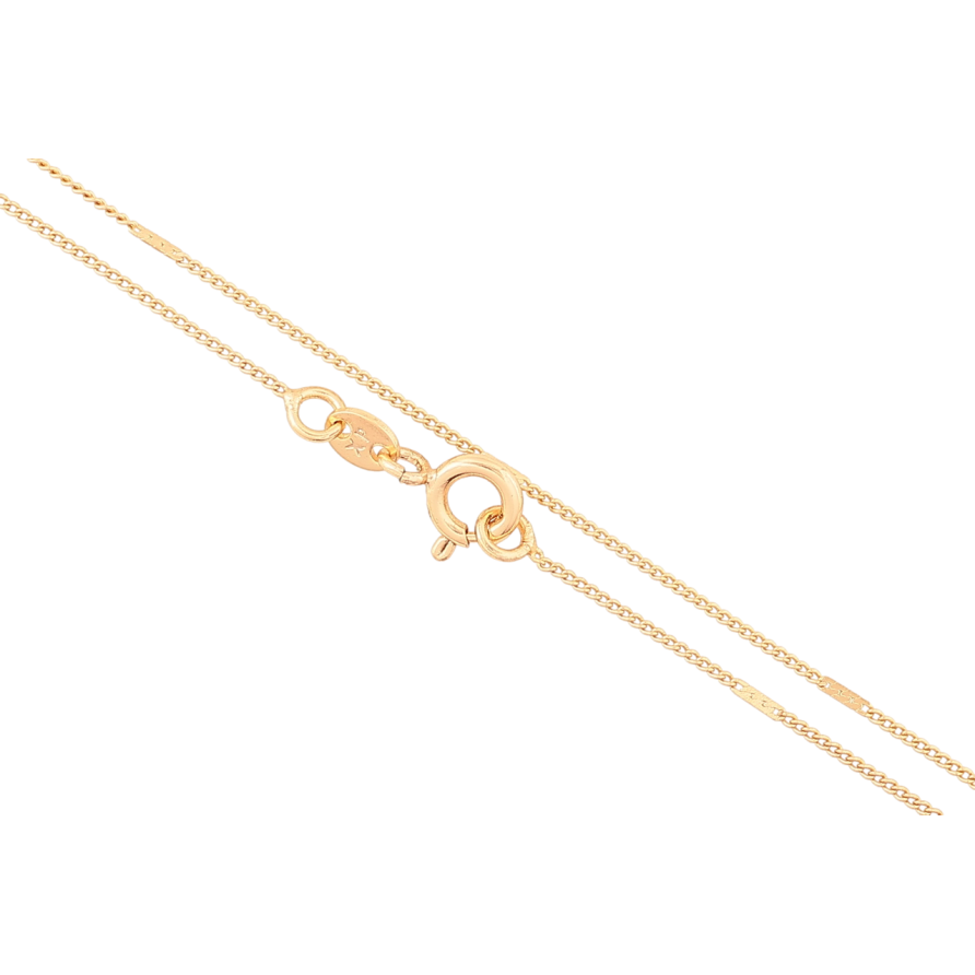 Ланцюжок Xuping Позолота 18K «Плетіння Панцирне з прокаткою» довжина 45см х 1мм фото №1