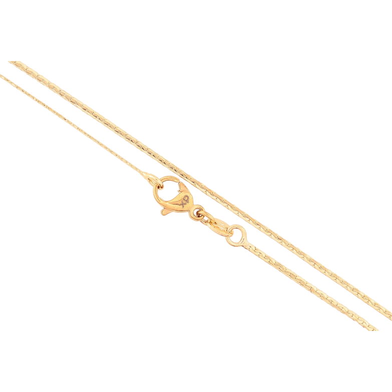 Цепочка Xuping Позолота 18K Плетение Фантазийное длинна 45см х 1мм фото №6