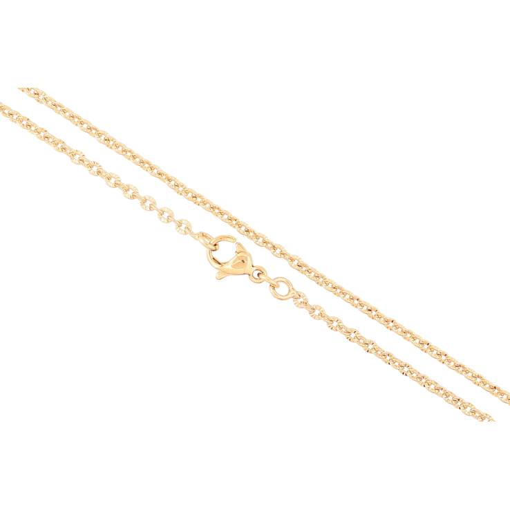 Ланцюжок Xuping Позолота 18K «Плетіння Якірне з візерунком» довжина 45см х 2мм фото №9