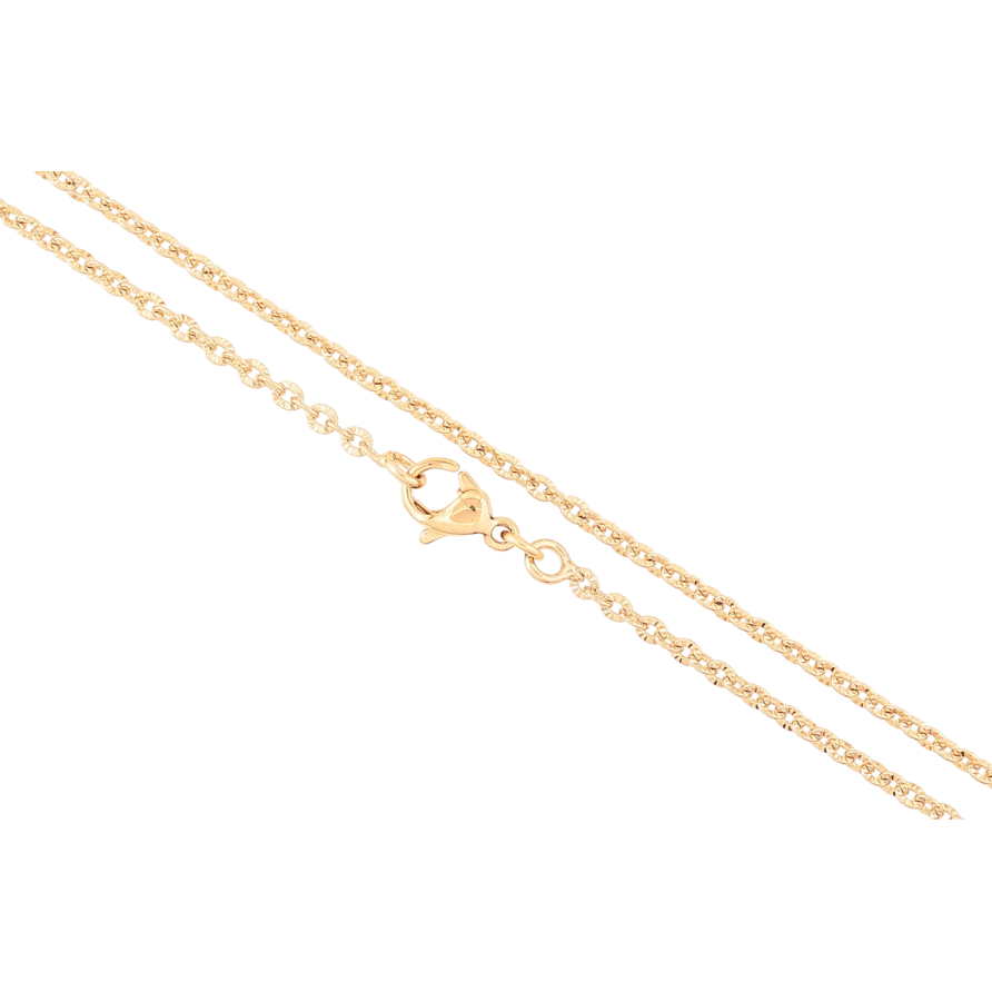 Ланцюжок Xuping Позолота 18K «Плетіння Якірне з візерунком» довжина 45см х 2мм фото №1