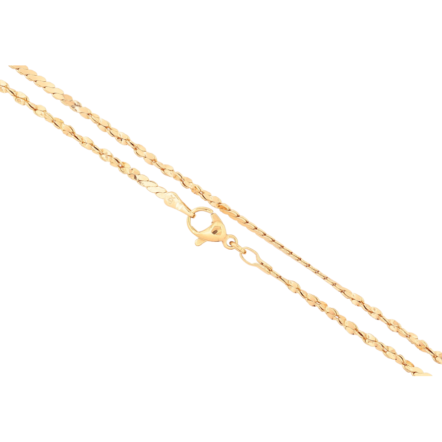 Ланцюжок Xuping Позолота 18K «Плетіння Фантазійне» довжина 45см х 1.5мм фото №1