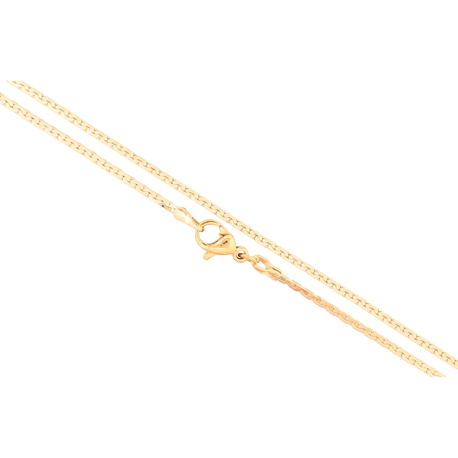 Ланцюжок Xuping Позолота 18K «Плетіння Фантазійне» довжина 45см х 1мм фото №1