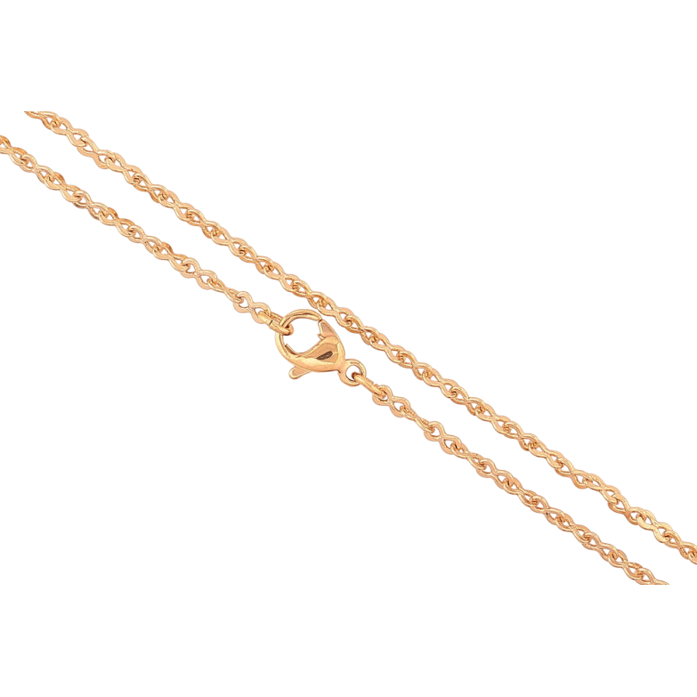 Цепочка Xuping Позолота 18K Плетение Восьмерка длинна 46см х 2мм фото №12