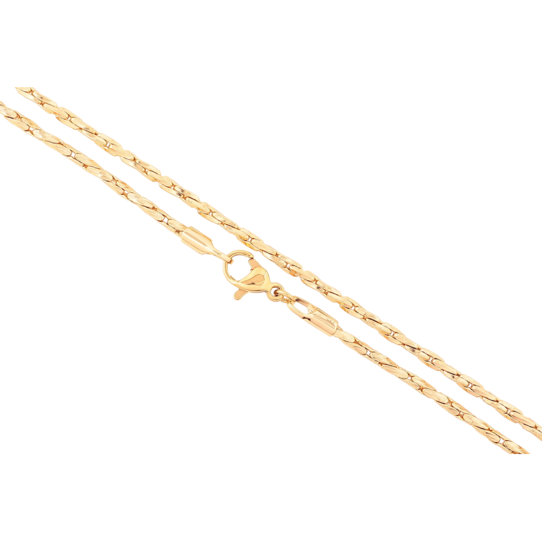 Ланцюжок Xuping Позолота 18K «Плетіння Фантазійне» довжина 45см х 1.5мм фото №1