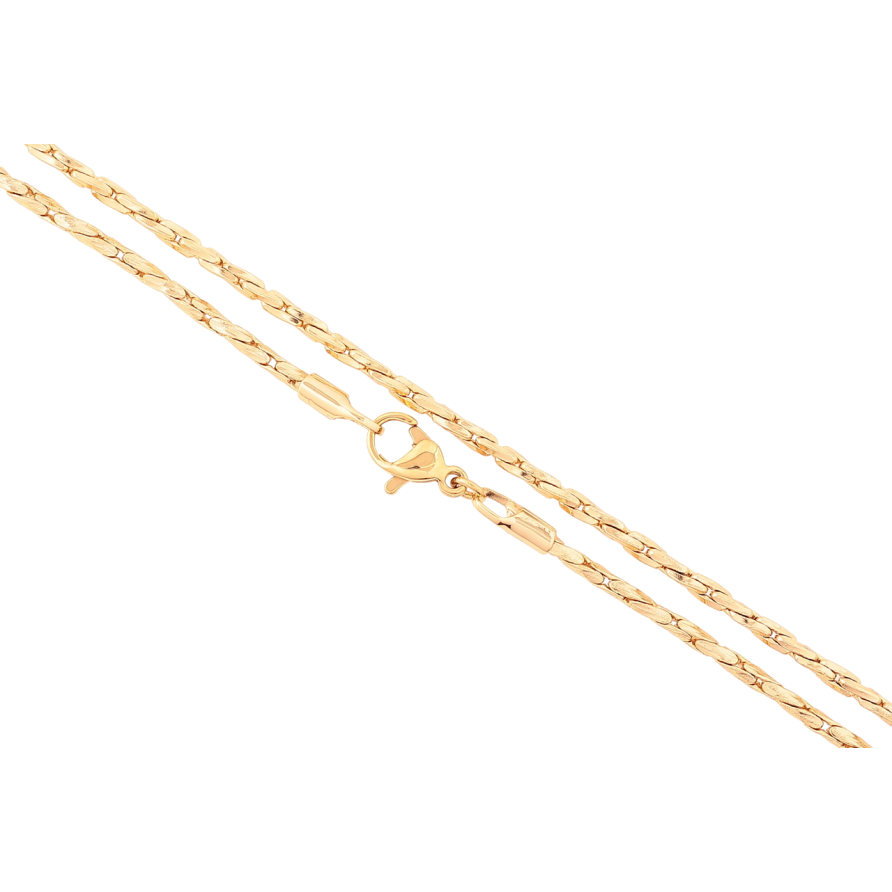 Цепочка Xuping Позолота 18K Плетение Фантазийное длинна 45см х 1.5мм фото №1