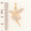 Кулон Xuping Позолота 18K «Фея» для ланцюжка до 6мм фото №2