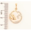 Кулон Xuping Позолота 18K «Дельфін» для ланцюжка до 6мм фото №2