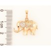 Кулон Xuping Позолота 18K «Слон» для ланцюжка до 5мм фото №2