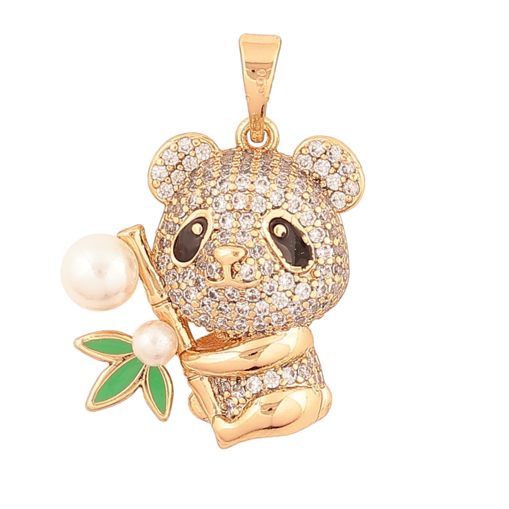 Кулон Xuping Позолота 18K «Коала» для ланцюжка до 5мм фото №4