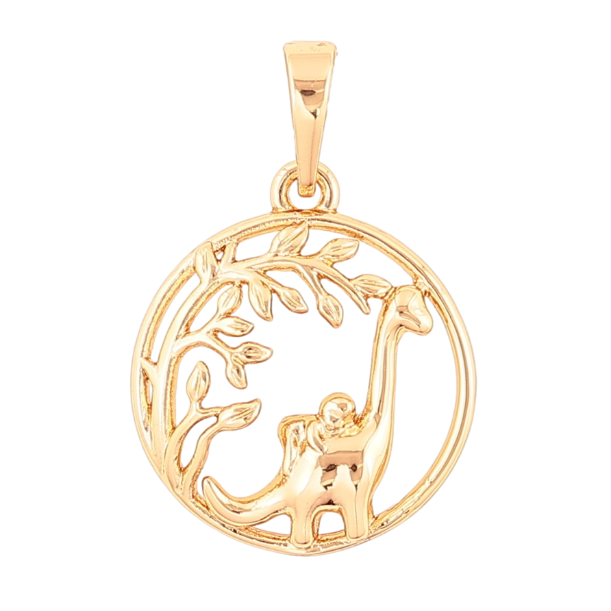 Кулон Xuping Позолота 18K «Динозавр» для ланцюжка до 6мм фото №1