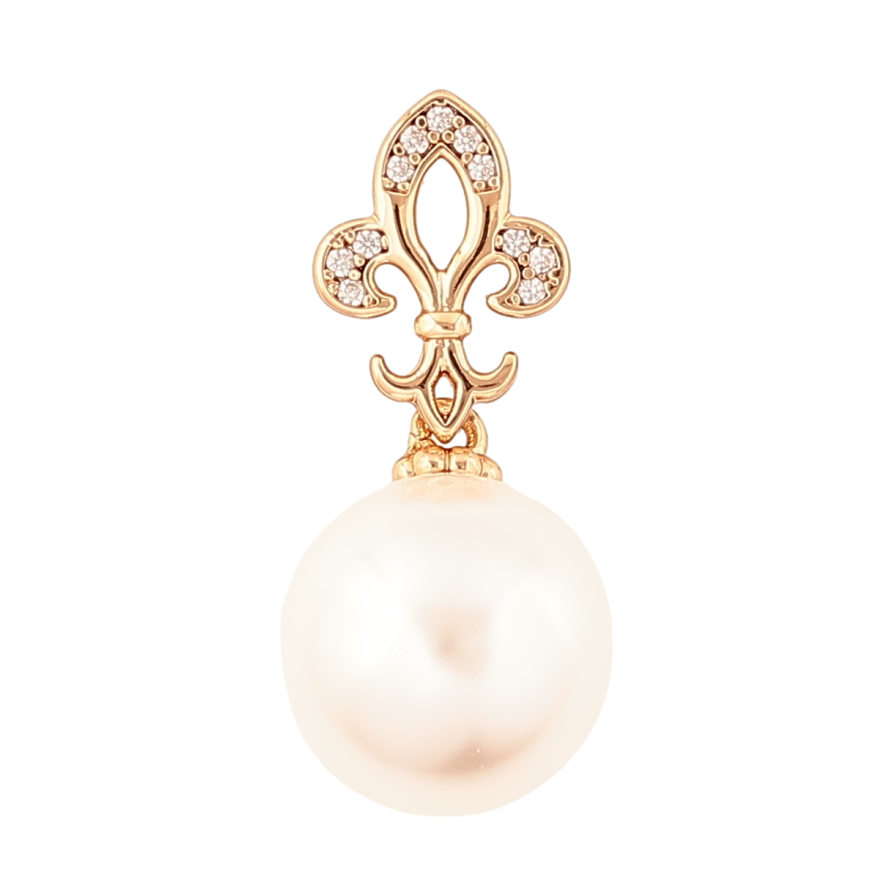 Кулон Xuping Позолота 18K «Перлина, ø 12мм» для ланцюжка до 2мм фото №1