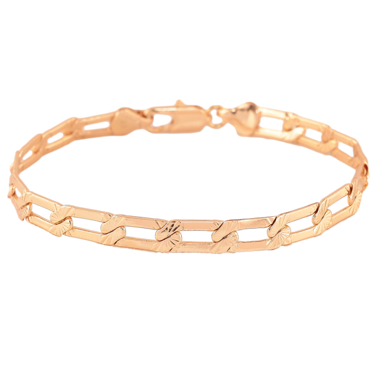 Браслет Xuping Позолота 18K «Ланцюжок Панцирний» розмір 19.5см х 6мм фото №13