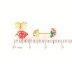 Серьги Xuping Позолота 18K пусеты Клубнички фото №2