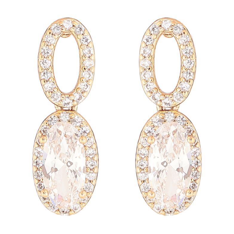 Серьги Xuping Позолота 18K пусеты Подвески с кристаллами фото №1 Серьги Xuping Позолота 18K пусеты Подвески с кристаллами фото №1