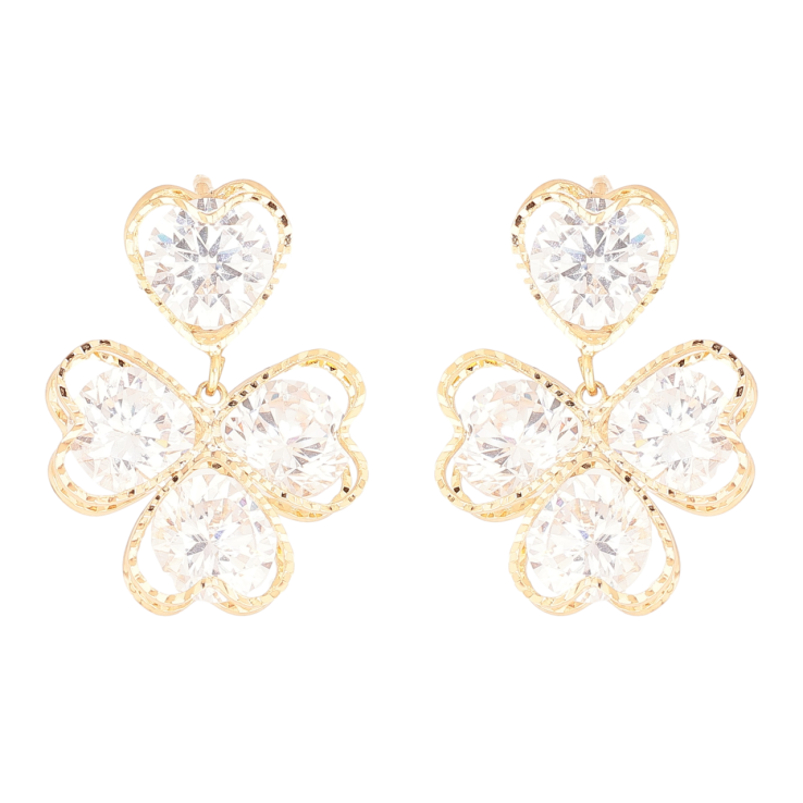 Серьги Xuping Позолота 18K пусеты Кристальные подвески фото №25 Серьги Xuping Позолота 18K пусеты Кристальные подвески фото №25