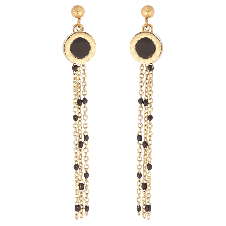 Сережки Xuping TTM Stainless Steel колір 14К пусети «Декоративні підвіски» фото №9