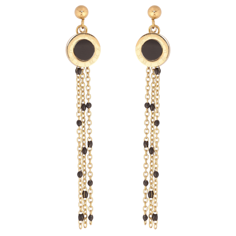 Сережки Xuping TTM Stainless Steel колір 14К пусети «Декоративні підвіски» фото №9