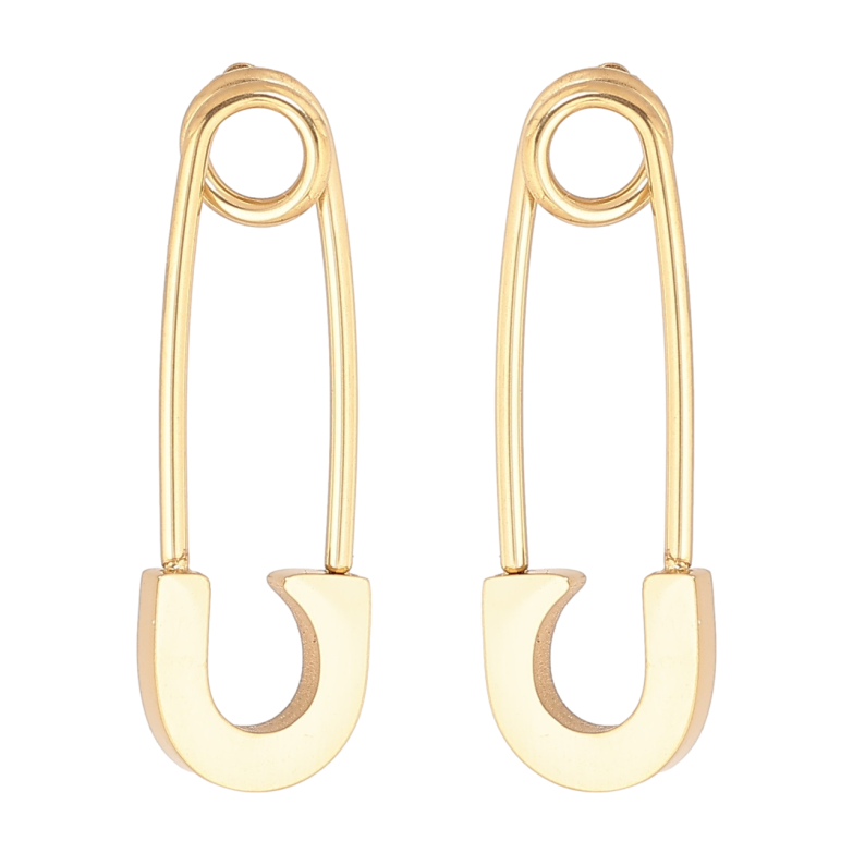 Сережки Xuping TTM Stainless Steel колір 14К пусети «Шпильки» фото №19