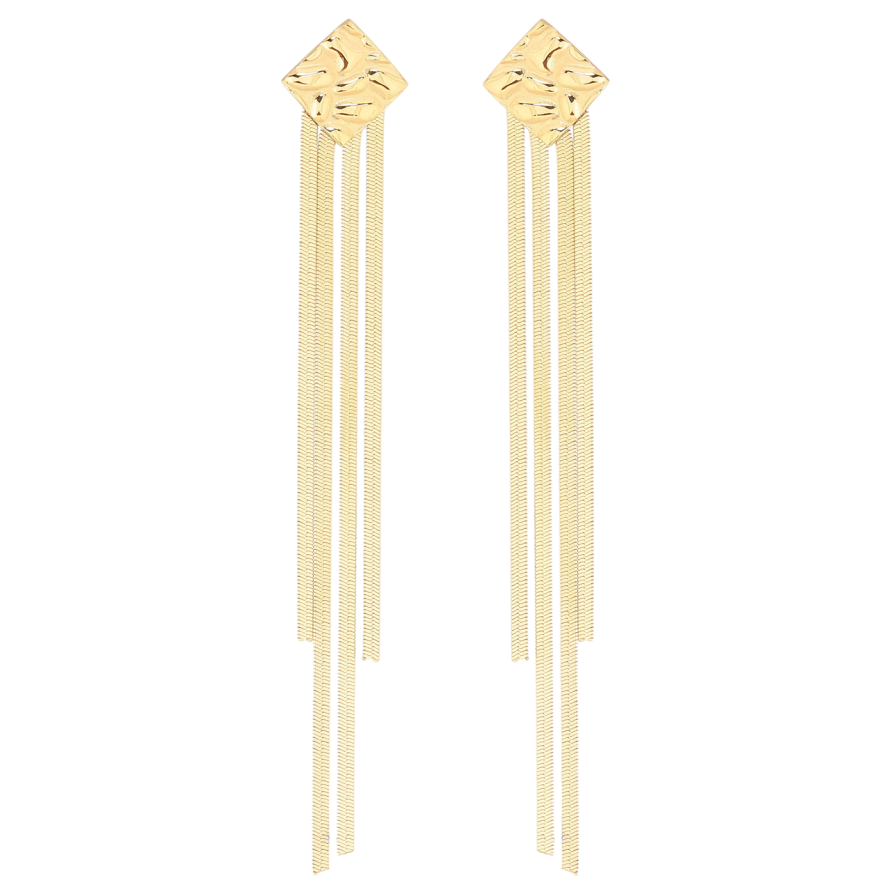 Сережки Xuping TTM Stainless Steel колір 14К пусети «Декоративні підвіски» фото №1