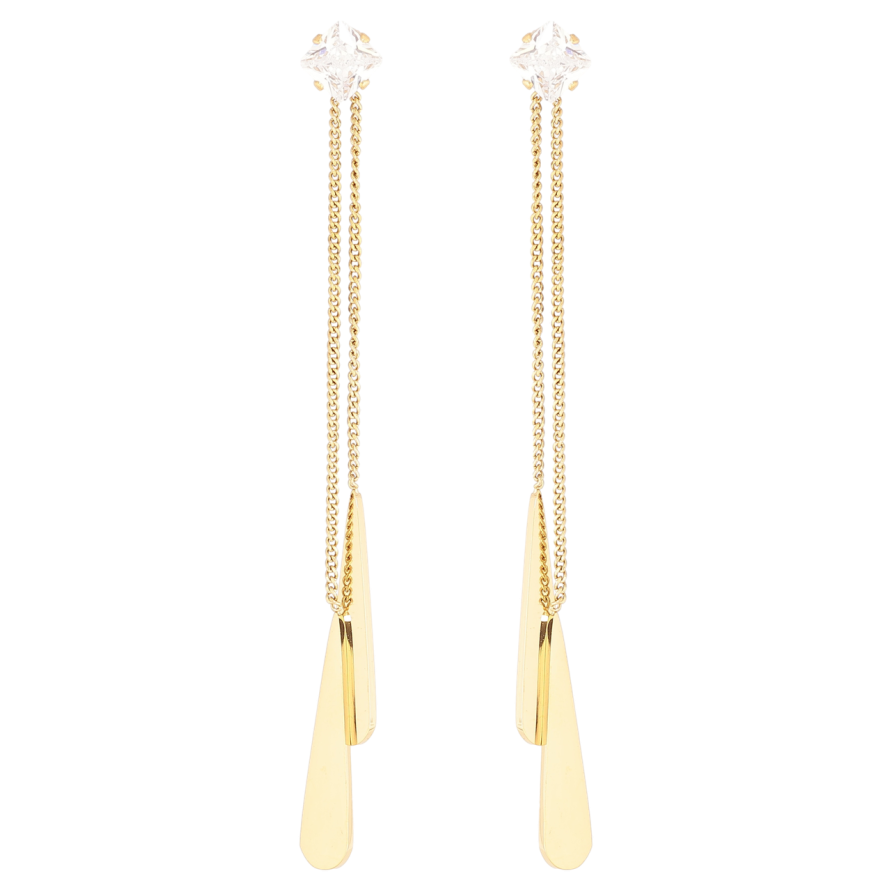 Сережки Xuping TTM Stainless Steel колір 14К пусети «Декоративні підвіски» фото №1